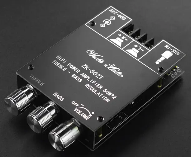 Bass Treble Bluetooth Amplifier 50W*2