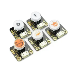 DFRobot Gravity : Bouton LED x 5 pcs Pack