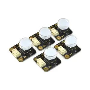 DFRobot Gravity : Bouton LED x 5 pcs Pack