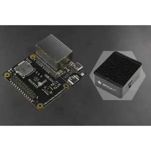 Raspberry Pi Compute Module 4 Planche de Base pour Routeur IoT Mini avec Boîtier de Refroidissement en Métal