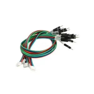 Gravity: Ligne DuPont PH2.0-Mâle avec Étiquette (30cm, Pack de 5)