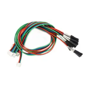 Gravity: Ligne DuPont PH2.0-Femelle avec Étiquette (30cm, Pack de 5)