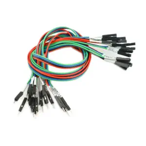 Gravity : Ligne M/F DuPont avec étiquette 30cm (5 pcs)