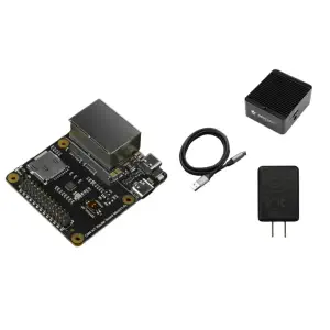 Raspberry Pi CM4 IoT Router Carrier Board Mini avec boîtier, alimentation & câble (norme US)