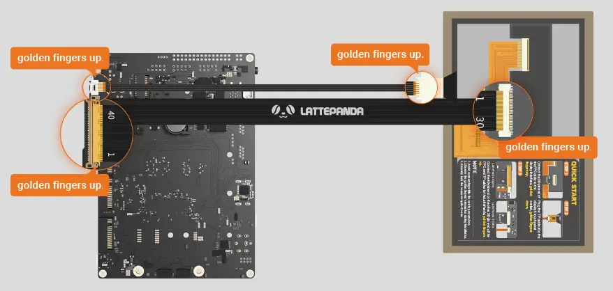 7'' 1024x600 Touch Display for LattePanda Mu Installation Guide