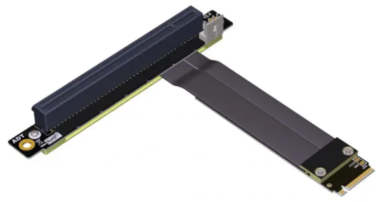 M.2 M Key to PCIe3.0x16 Extension Cable