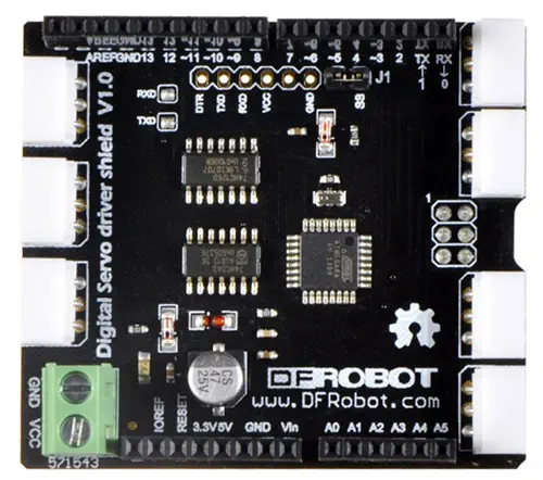 Smart Servo Controller for Arduino- Click to Enlarge