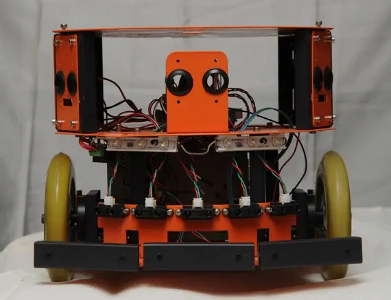 DFRobot HCR Mobile Robot Kit with Sensors and Microcontroller- Click to Enlarge