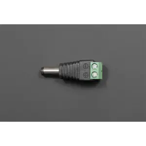 Adaptateur de borne à vis vers jack cylindrique 2,1 mm (mâle)