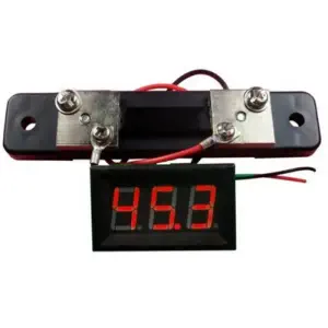 Ampèremètre 50A LED (Rouge)