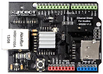 Ethernet W5200 Shield for Arduino- Click to Enlarge