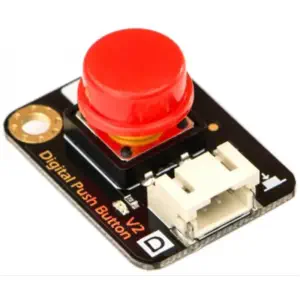Bouton Poussoir Numérique DFRobot Gravity (Rouge)