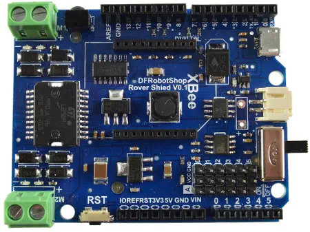 DFRobotShop Rover Mobile Robot Shield- Click to Enlarge