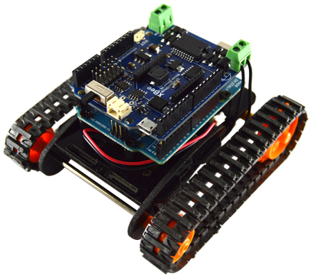 Blindage pour DFRobotShop Rover - Robot Mobile - Cliquez pour agrandir