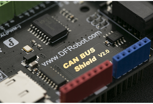 Arduino Unoマイクロコントローラ用CAN-BUS V2.0シールド - クリックで拡大