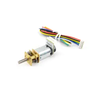 Moteur à Engrenages en Métal 30:1 530RPM avec Encodeur 6V