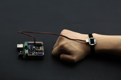 Gravity Heart Rate Monitor Sensor for Arduino- Click to Enlarge