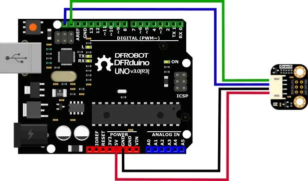 TCS34725 RGB Farbsensor für Arduino - Zum Vergrößern klicken 