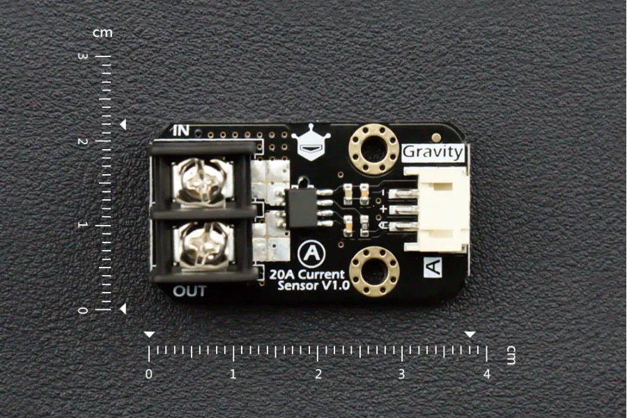 Sensor de Corriente Analógico 20 A Gravity – Haga clic para ampliar