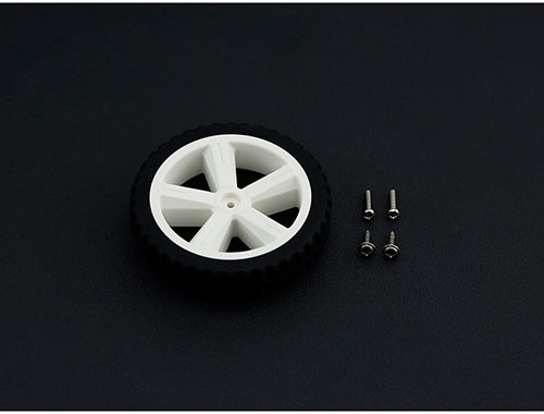 80mm Silicone Wheel for TT Motor- Click to Enlarge