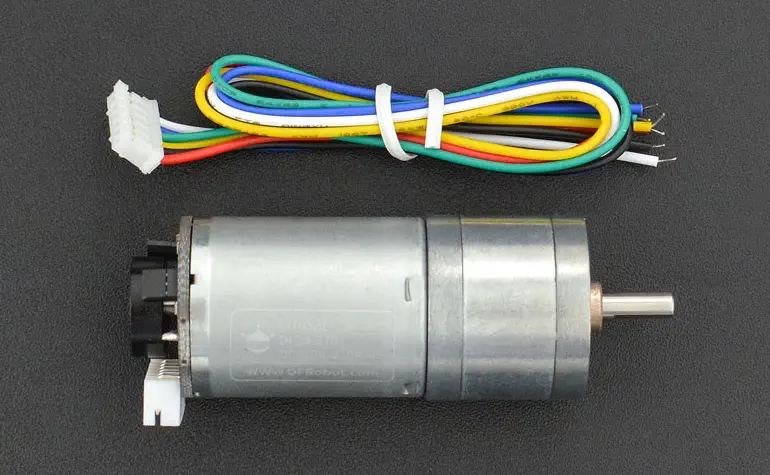 6V DC Motor 10kg-cm 210RPM w/Encoder