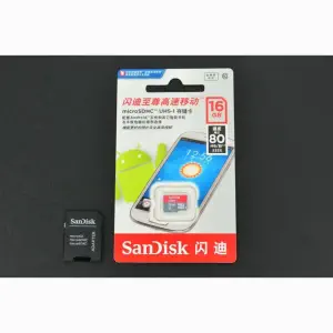 Carte SD/MicroSD 16GB Class10 DSHC avec Adaptateur