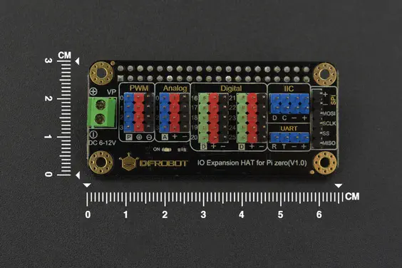 IO Expansion HAT for Raspberry Pi Zero/Zero W