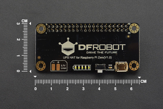 DFRobot HAT UPS pour Raspberry Pi (Zero, 2, 3, A+) - Cliquez pour agrandir