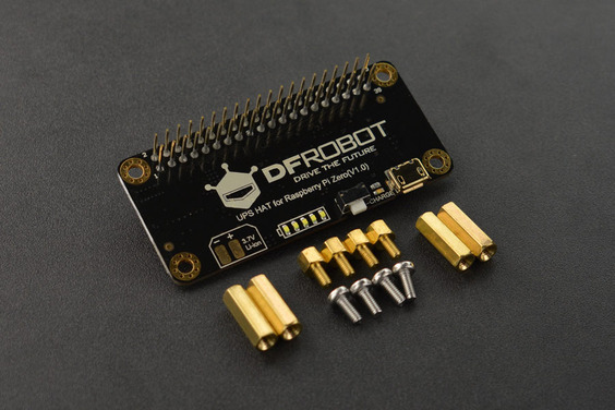 DFRobot UPS HAT for Raspberry Pi (Zero,2,3,A+) - Click to Enlarge