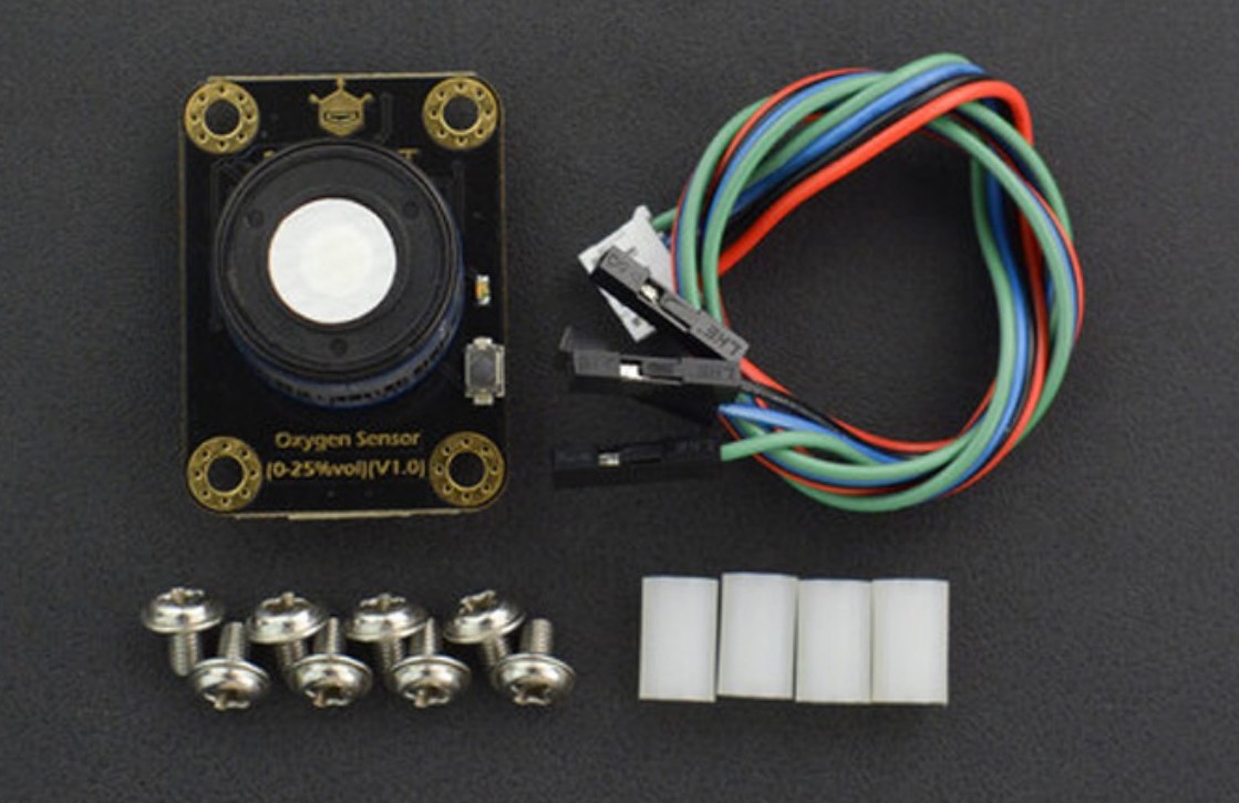Sensor de Oxígeno Gravity I2C de DFRobot - Haga Clic para Ampliar