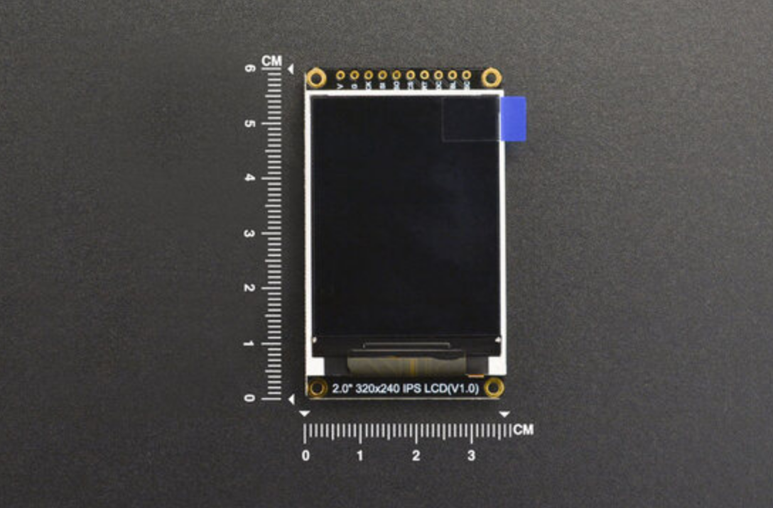 Écran LCD TFT DFRobot 2 pouces 320x240 IPS avec carte MicroSD - Cliquez pour agrandir