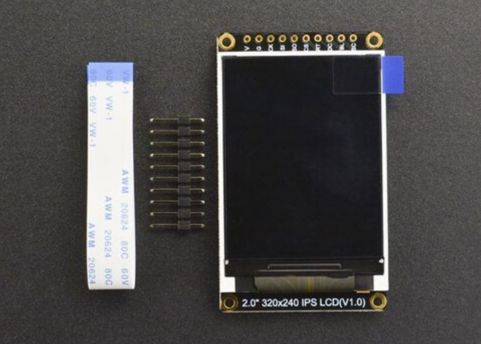 DFRobot 2-Inch 320x240 IPS TFT LCD Display w/ MicroSD Card Breakout - Click to Enlarge