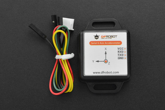 DFRobot Serial 6-Axis Accelerometer for Arduino - Click to Enlarge