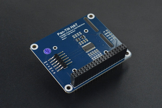 DFRobot Pan-Tilt HAT for Raspberry Pi and Jetson Nano - Click to Enlarge
