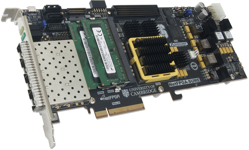 NETFPGA-SUME FPGA Board- Click to Enlarge
