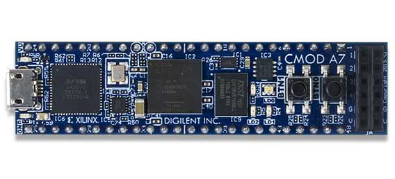 Módulo FPGA Artix-7 Cmod A7-35T Compatible con Placa de Pruebas – Haga clic para ampliar