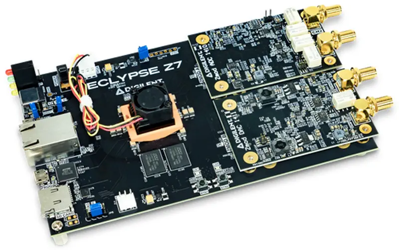 Digilent Eclypse Z7: Zynq-7000 SoC Development Board w/ SYZYGY-compatible Expansion - Click to Enlarge