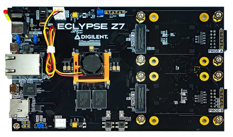 Digilent Eclypse Z7: Zynq-7000 SoC-Entwicklungsplatine mit SYZYGY-kompatibler Erweiterung - Zum Vergrößern klicken