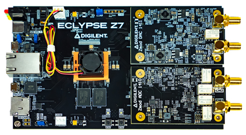 Digilent Eclypse Z7: Zynq-7000 SoC-Entwicklungsplatine mit SYZYGY-kompatibler Erweiterung - Zum Vergrößern klicken