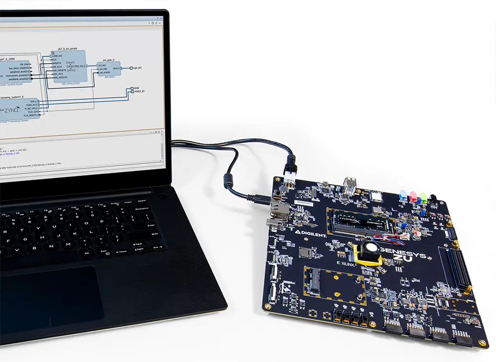 Digilent Genesys ZU: Carte de développement Zynq Ultrascale + MPSoC - Cliquez pour agrandir