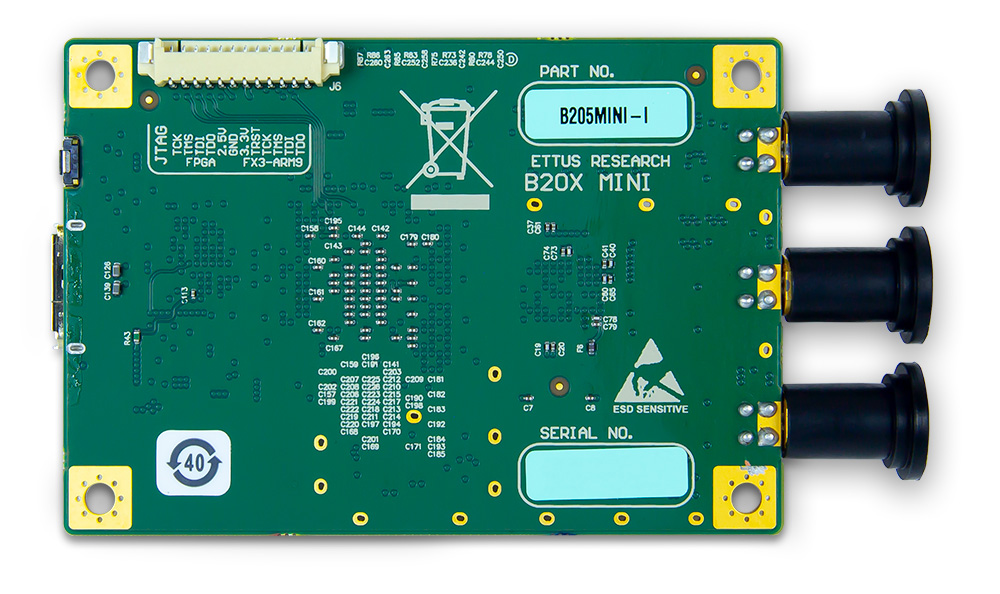 Plateforme radio numérique Digilent USRP B205mini-i 1x1 USB - Cliquez pour agrandir