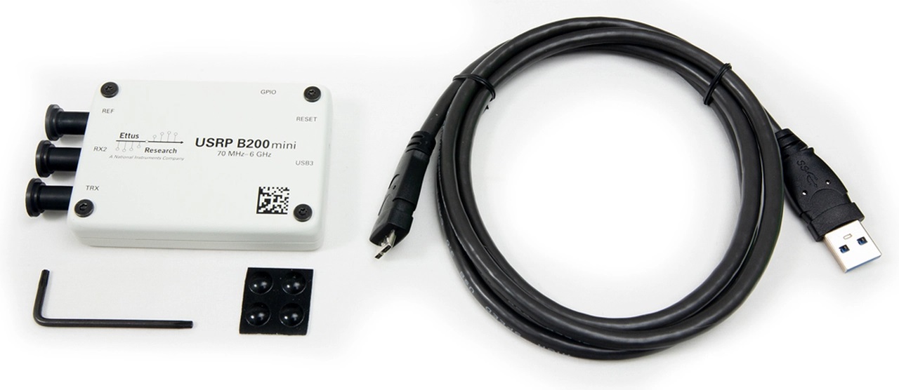 Ettus USRP B200mini: 1x1, 70MHz-6GHz SDR/Cognitive Radio (w/ Enclosure Kit) - Click to Enlarge