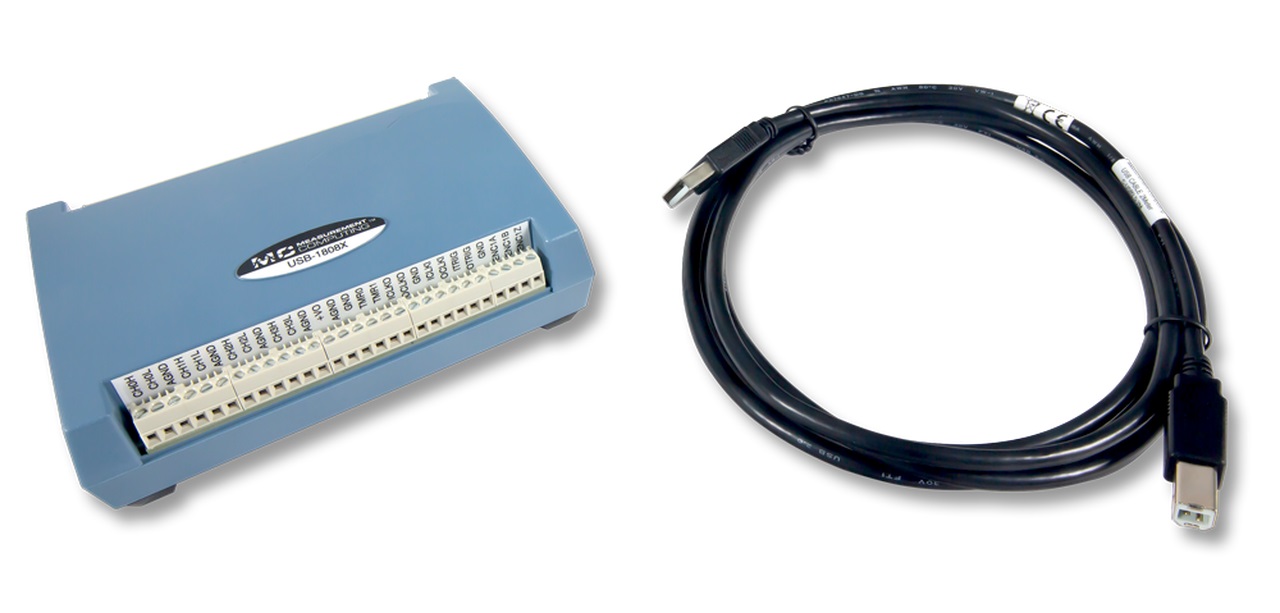 Digilent MCC USB-1808X: High-Speed, High-Precision, Simultaneous USB DAQ Device - Click to Enlarge