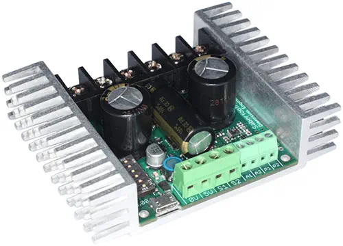 Sabertooth Dual 2x32A 6V-24V Regenerative Motor Driver- Klik om te vergroten