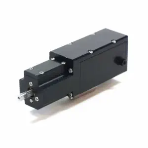 Servo électrique sans balais 12V Cylindre 8mm Course, 80N Force, RS232
