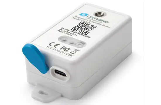 Dragino LHT65N-E5 Capteur LoRaWAN de Température, d'Humidité et d'Illuminance (US915)