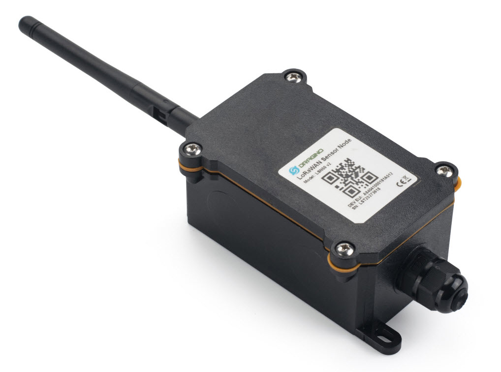 Nodo de Sensor LoRa Inalámbrico de Largo Alcance a Prueba de Agua LSN50-V2 Dragino (868 MHz) - Haga Clic para Ampliar