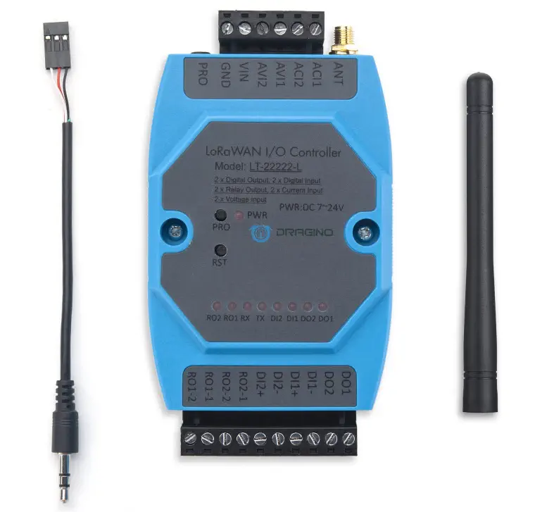 Controlador de E/S LoRa LT-22222-L de Dragino - Haga Clic para Ampliar