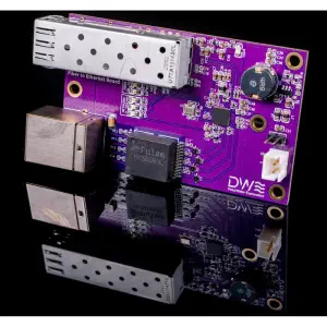 Carte convertisseur fibre vers Ethernet DeepWater Exploration pour ROV/AUV