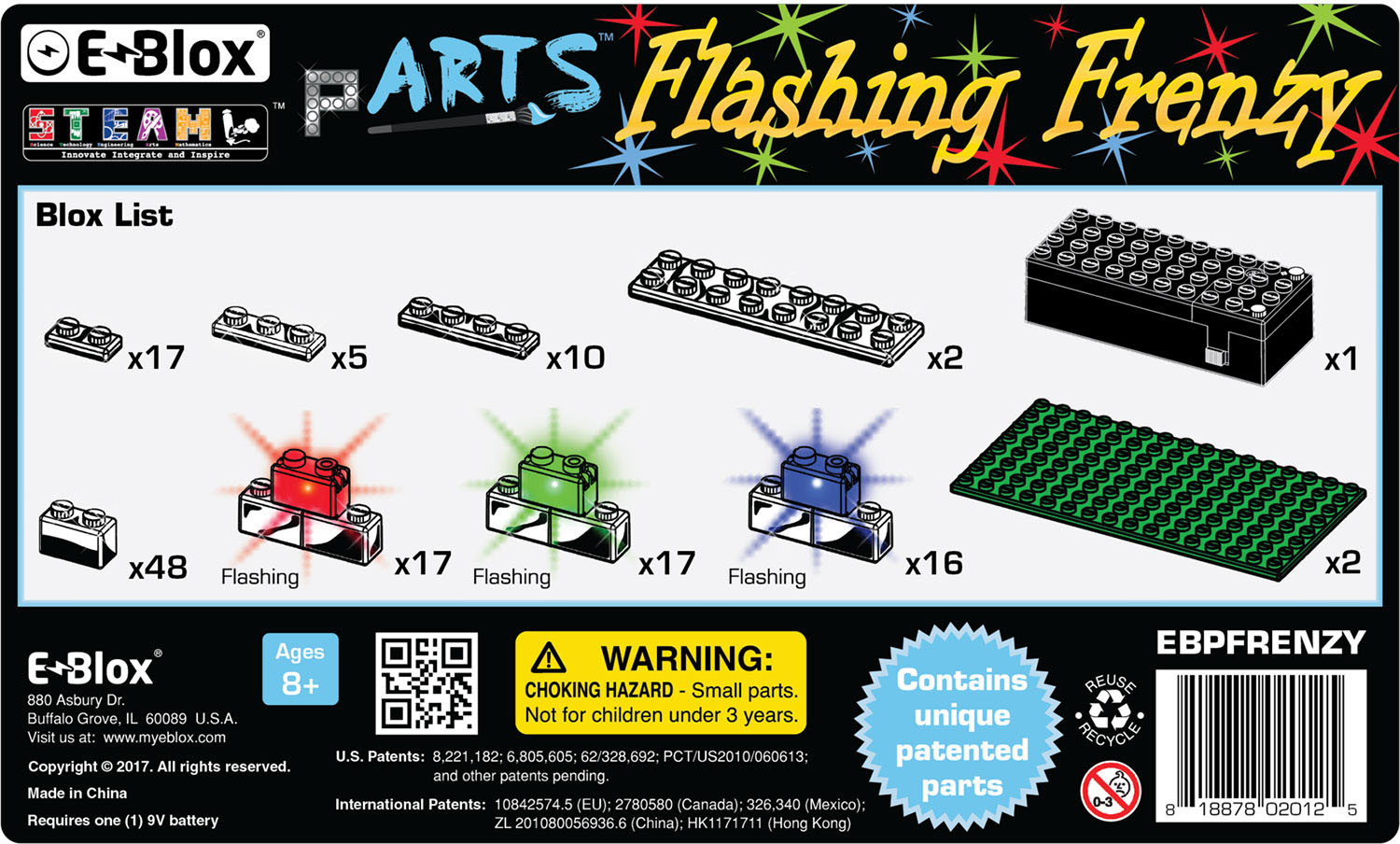 E-Blox pARTS Flashing Frenzy Set- Click to Enlarge